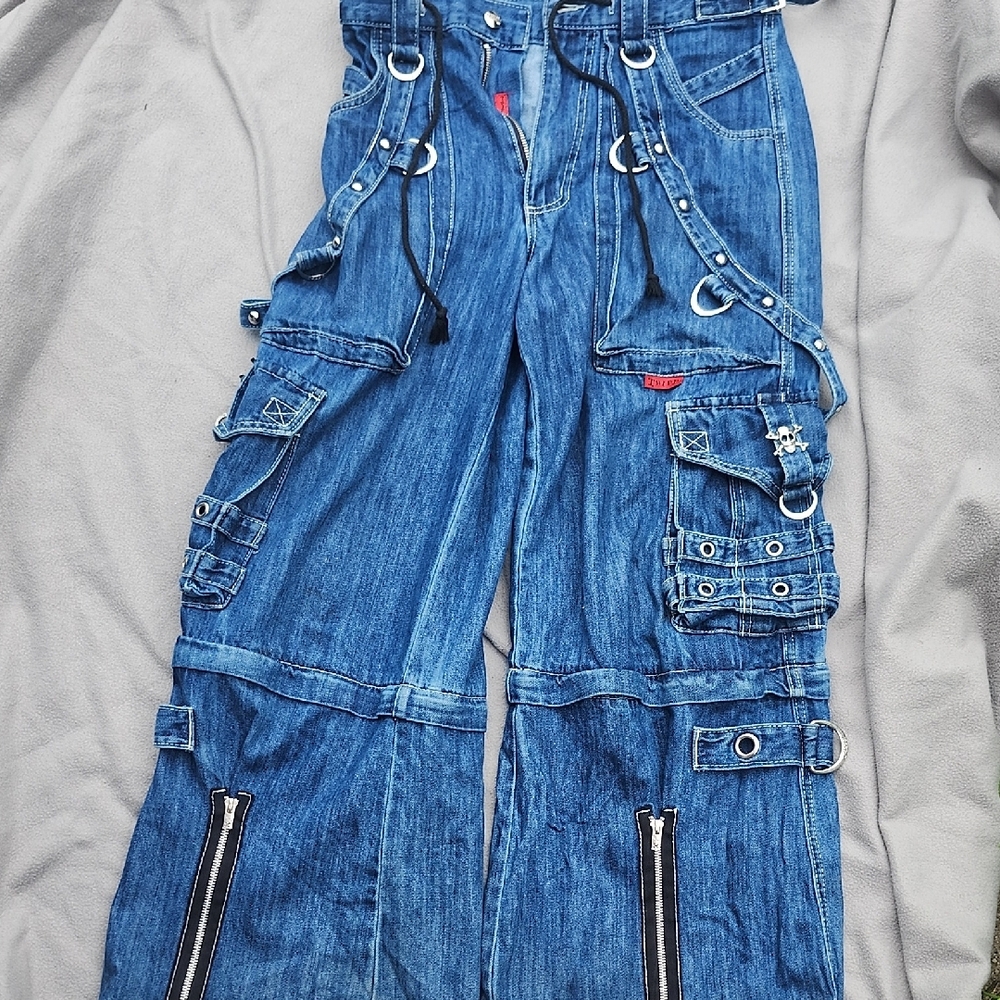 Blue chain Tripp Nyc Rave Pants size xs - Picture 3 of 5